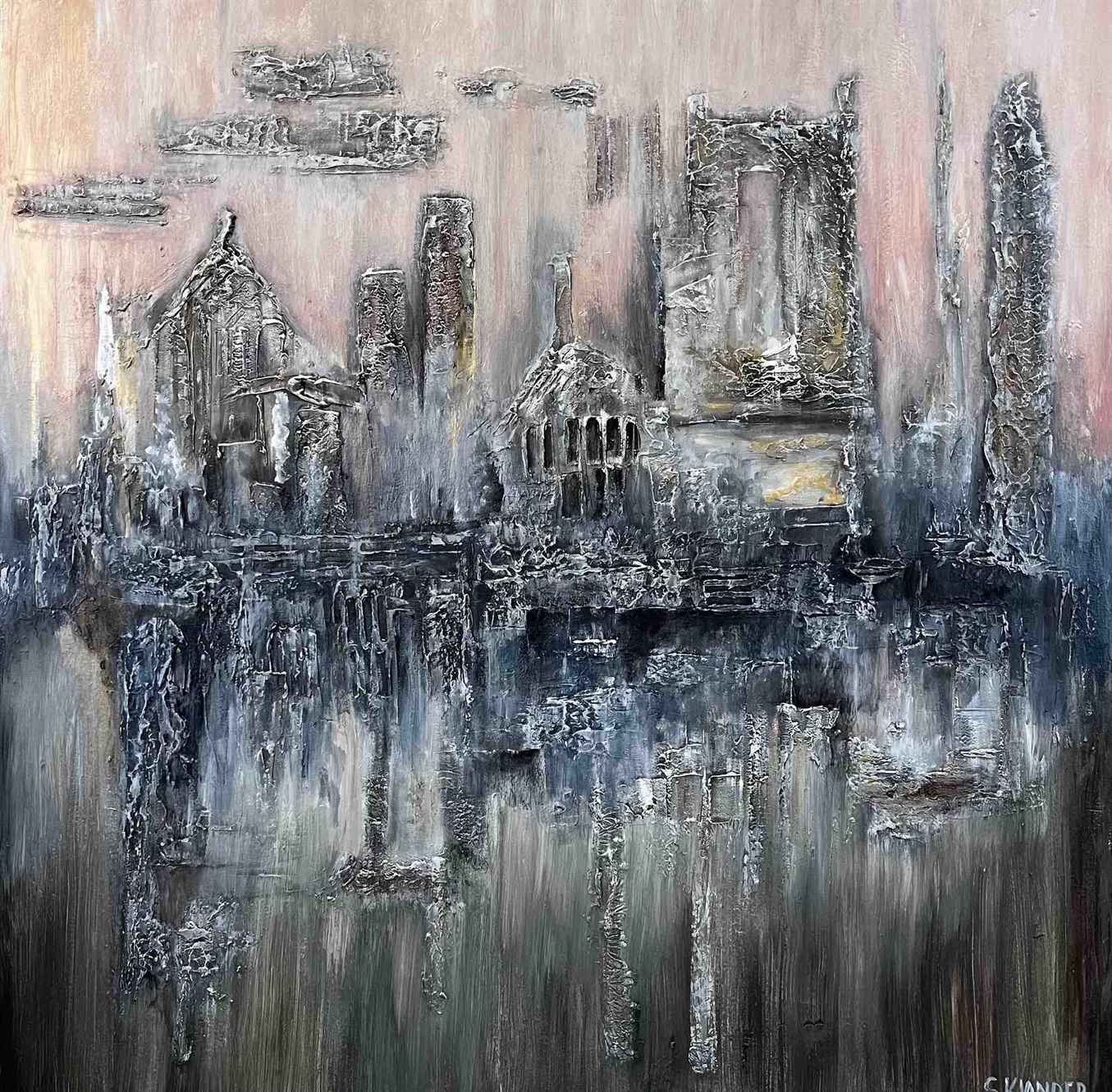 City (100x100cm) - Susanna Kiander
